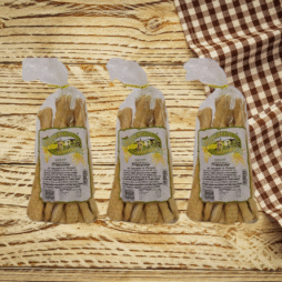 Treccine al sesamo e patate